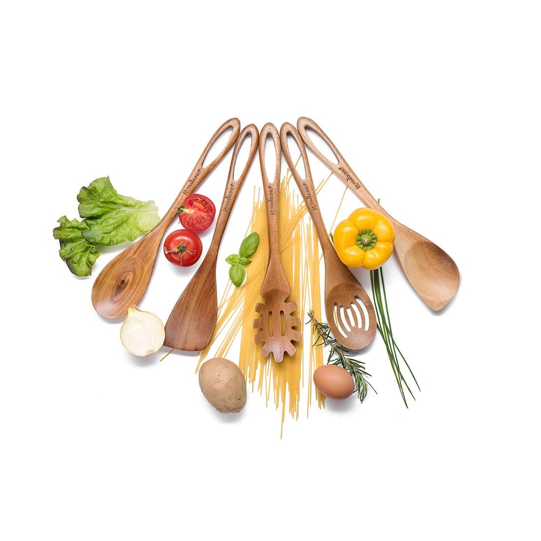 Rosmarino wooden kitchen accessories packaging set