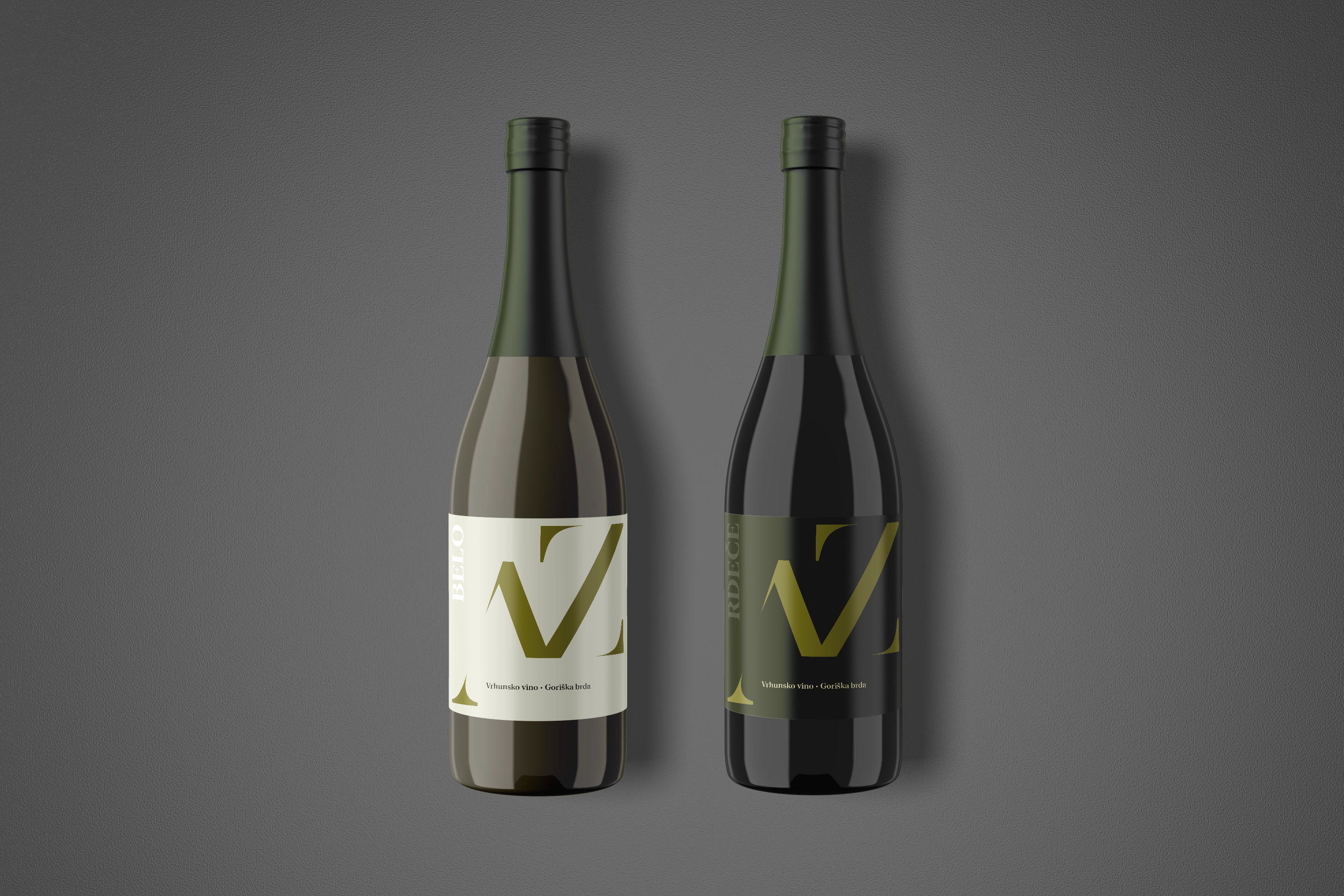 AZ Odvetniki wine label application mockup