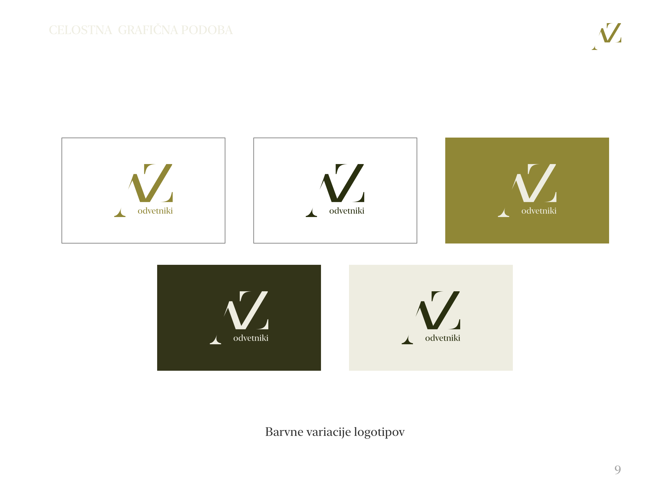 AZ Odvetniki Color variations